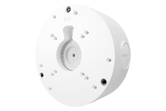 Round Junction Box for Fixed-Lens Cameras (Metal)