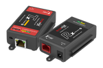 Single Port IP & PoE Cat5e Extender Set (400m/1300ft end-to-end converters)
