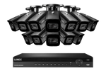 Lorex 4K (16 Camera Capable) 4TB Wired NVR System with Nocturnal 3 Smart IP Bullet Cameras with Listen-In Audio and 30FPS