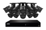 Lorex Fusion NVR with A20 (Aurora Series) IP Bullet Cameras - 4K 16-Channel 4TB Wired System - Black 12