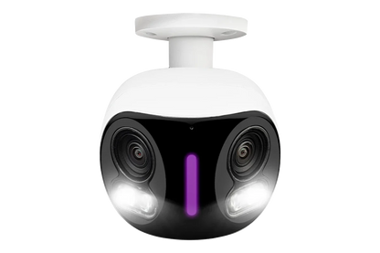 Lorex 4K Dual-Lens Wi-Fi Security Camera with Smart Security Lighting