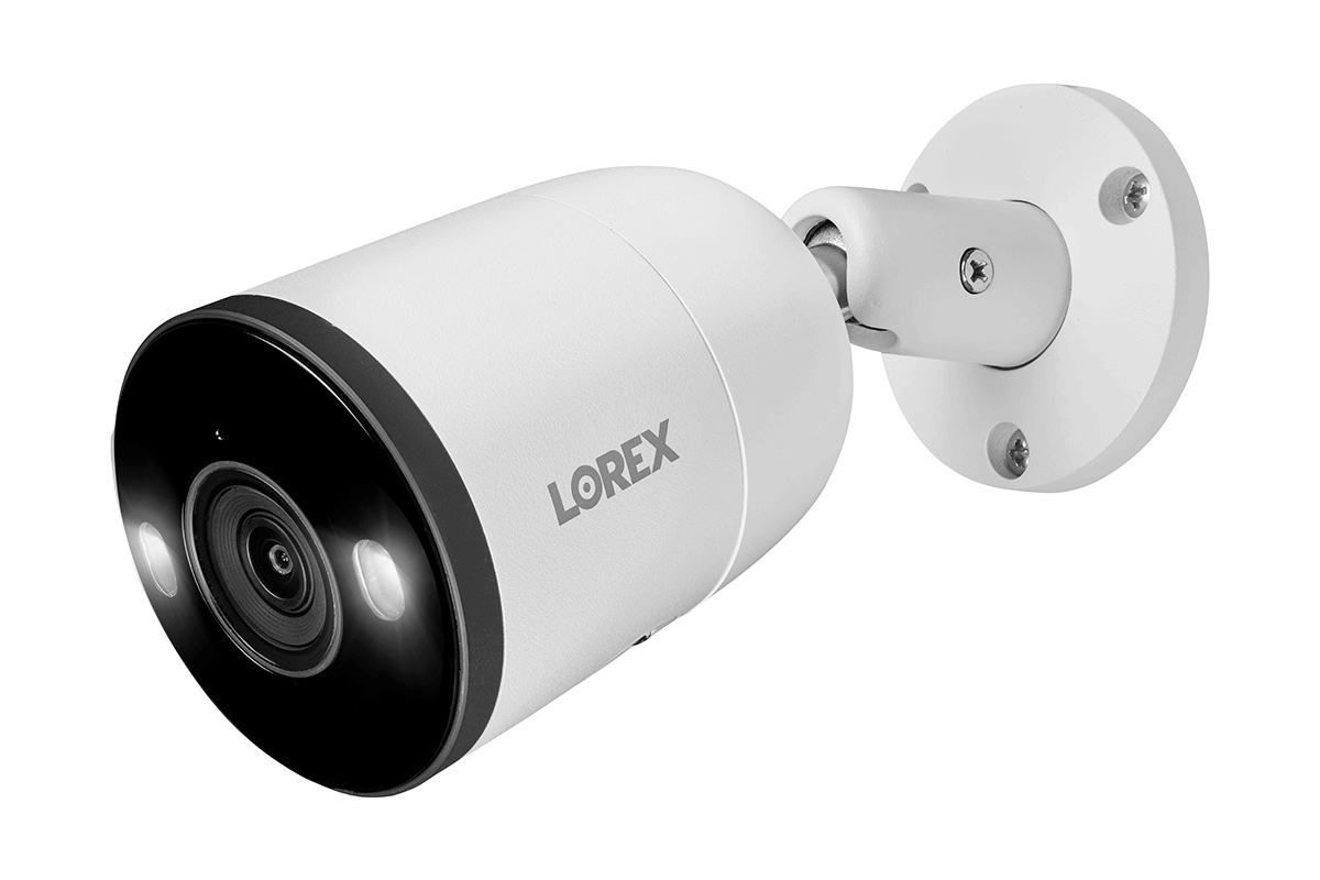 Lorex H13 4K IP Wired Bullet Security Camera with Smart Deterrence and Smart Motion Detection