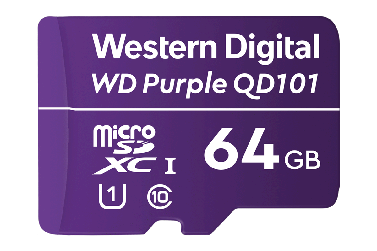 64GB Surveillance-grade microSD card