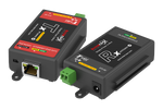 Single Port IP & PoE over 2-wire Set (300m/1000ft end-to-end converters)