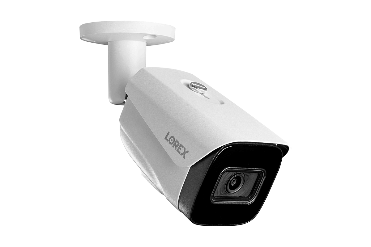 Lorex 4K (32 Camera Capable) Wired NVR System with Nocturnal 3 Smart IP Bullet Cameras Featuring Listen-In Audio and 30FPS Recording