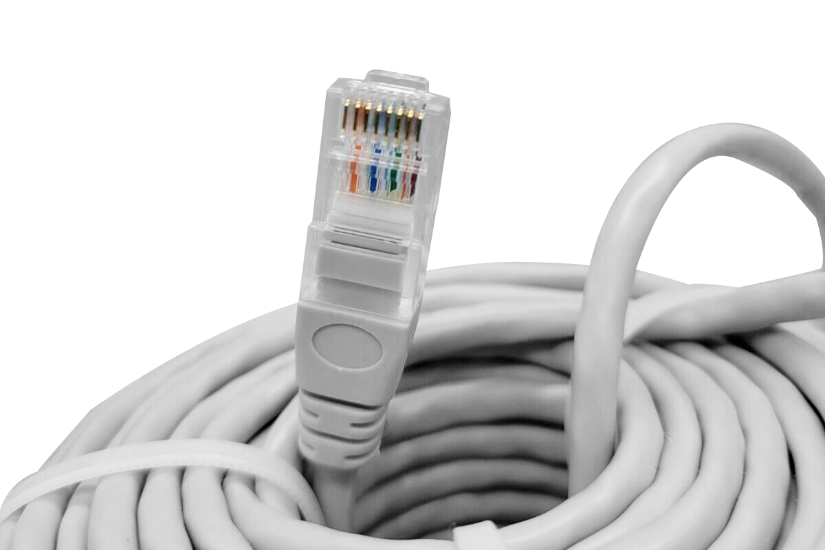 Cat5e Network Ethernet Cable for IP Security Cameras