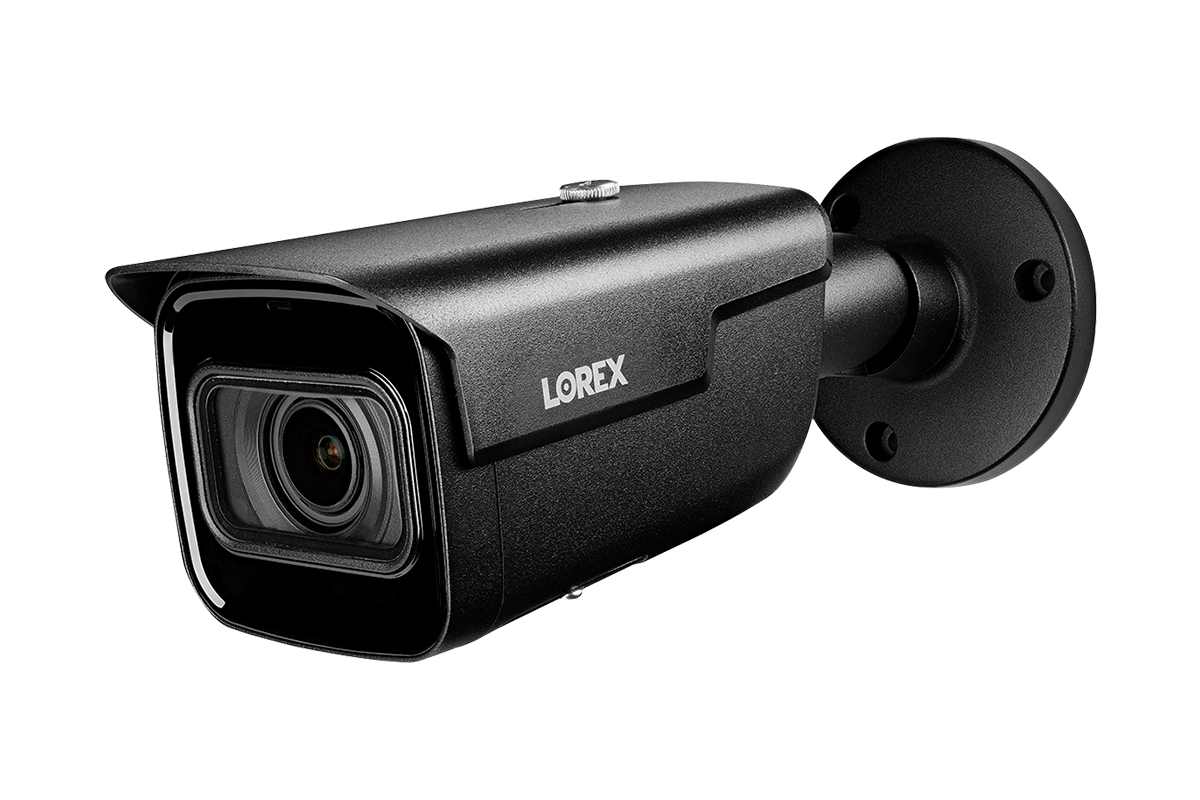 Lorex 4K (32 Camera Capable) Wired NVR System with Nocturnal 3 Smart IP Bullet Cameras Featuring Motorized Varifocal Lens and 30FPS Recording