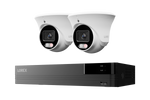 Lorex Connect U Series 4K 8-Channel Wired NVR System with U3 4K PoE Turret Cameras - 2TB