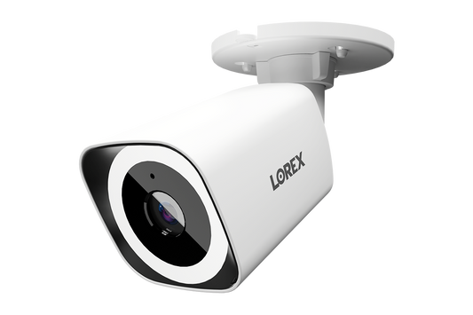CN301 4K Bullet White Camera on white background