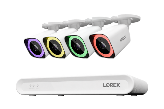 Lorex Connect V Series 4K 16-Channel Wired NVR System with V7 4K PoE Bullet Cameras - 2TB
