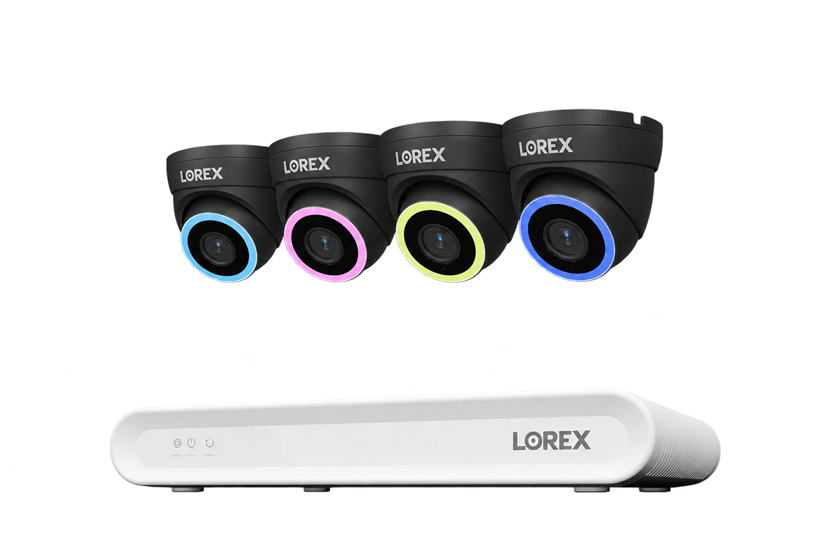 Lorex Connect V Series 4K 16-Channel Wired NVR System with V7 4K PoE Turret Cameras - 2TB