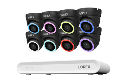 Lorex Connect V Series 4K 16-Channel Wired NVR System with V7 4K PoE Turret Cameras - 2TB
