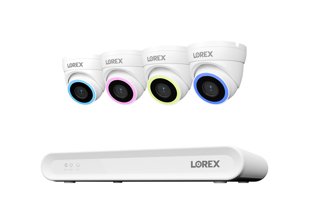 Lorex Connect V Series 4K 16-Channel Wired NVR System with V7 4K PoE Turret Cameras - 2TB