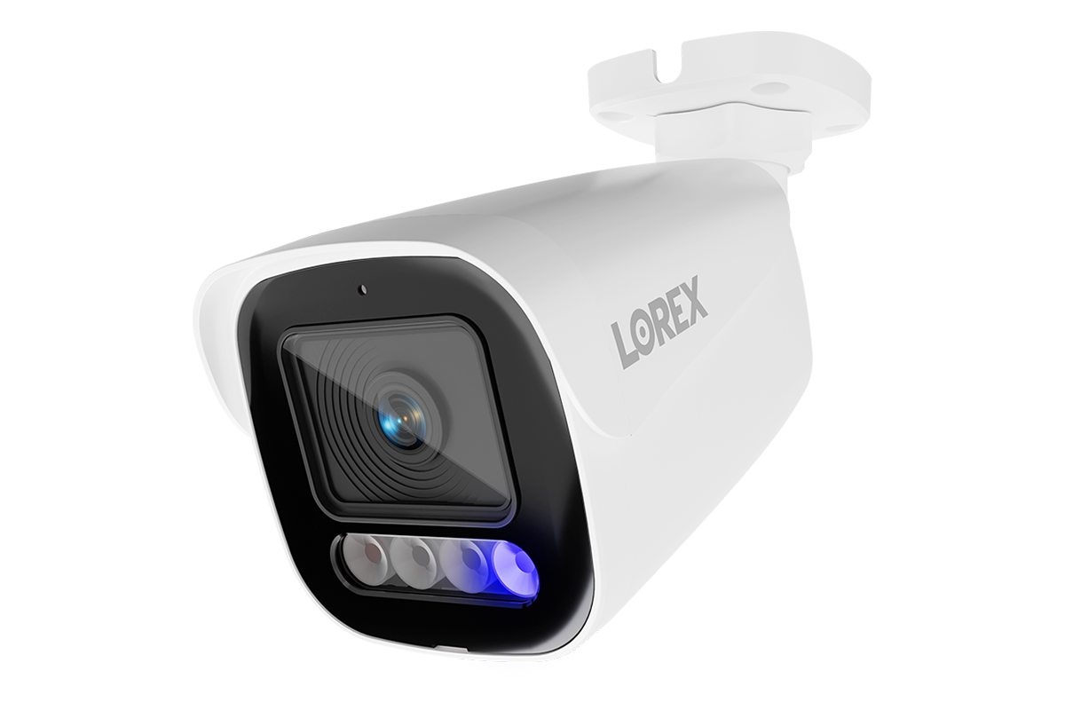 Lorex Connect X5 4K PoE Bullet Camera with Color Night IQ+ - White/Black
