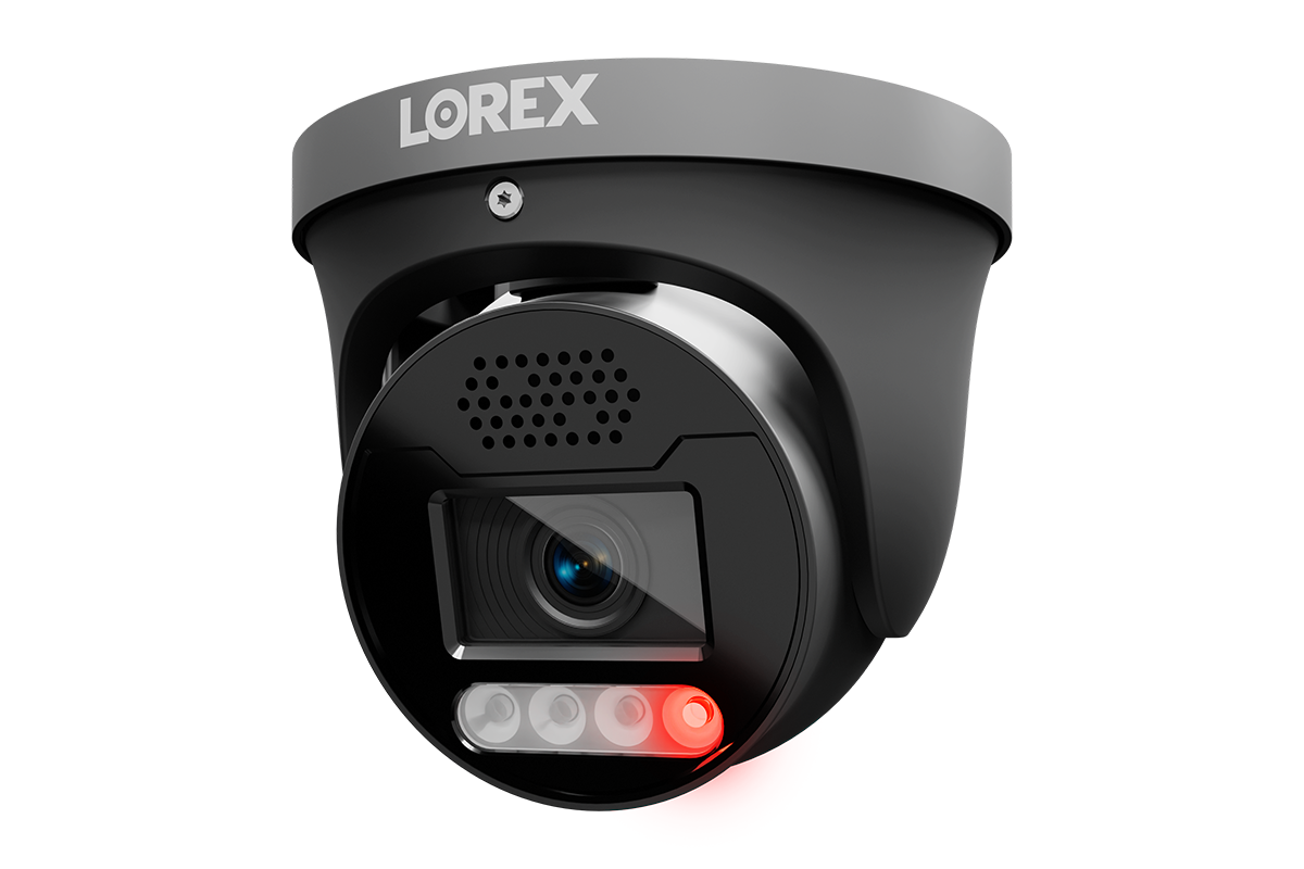 Lorex Connect X5 4K PoE Turret Camera with Color Night IQ+ - White/Black