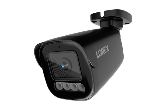 Lorex Connect X3 4K Motorized Varifocal PoE Bullet Camera with Active Deterrence - Black/White