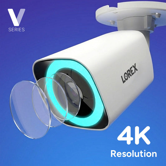 Lorex Connect V Series 4K 16-Channel Wired NVR System with V7 4K PoE Bullet Cameras - 2TB