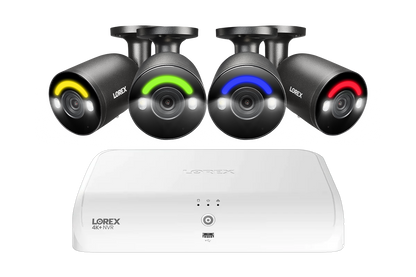 Lorex Fusion Series 4K 16 Channel (8 Wired + 8 Fusion Wi-Fi) 2TB Wired System with H12 Wired 4K IP Bullet Cameras