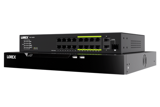 Lorex Connect XC 4K 32-Channel Commercial NVR with 16-Port PoE Switch - 8TB