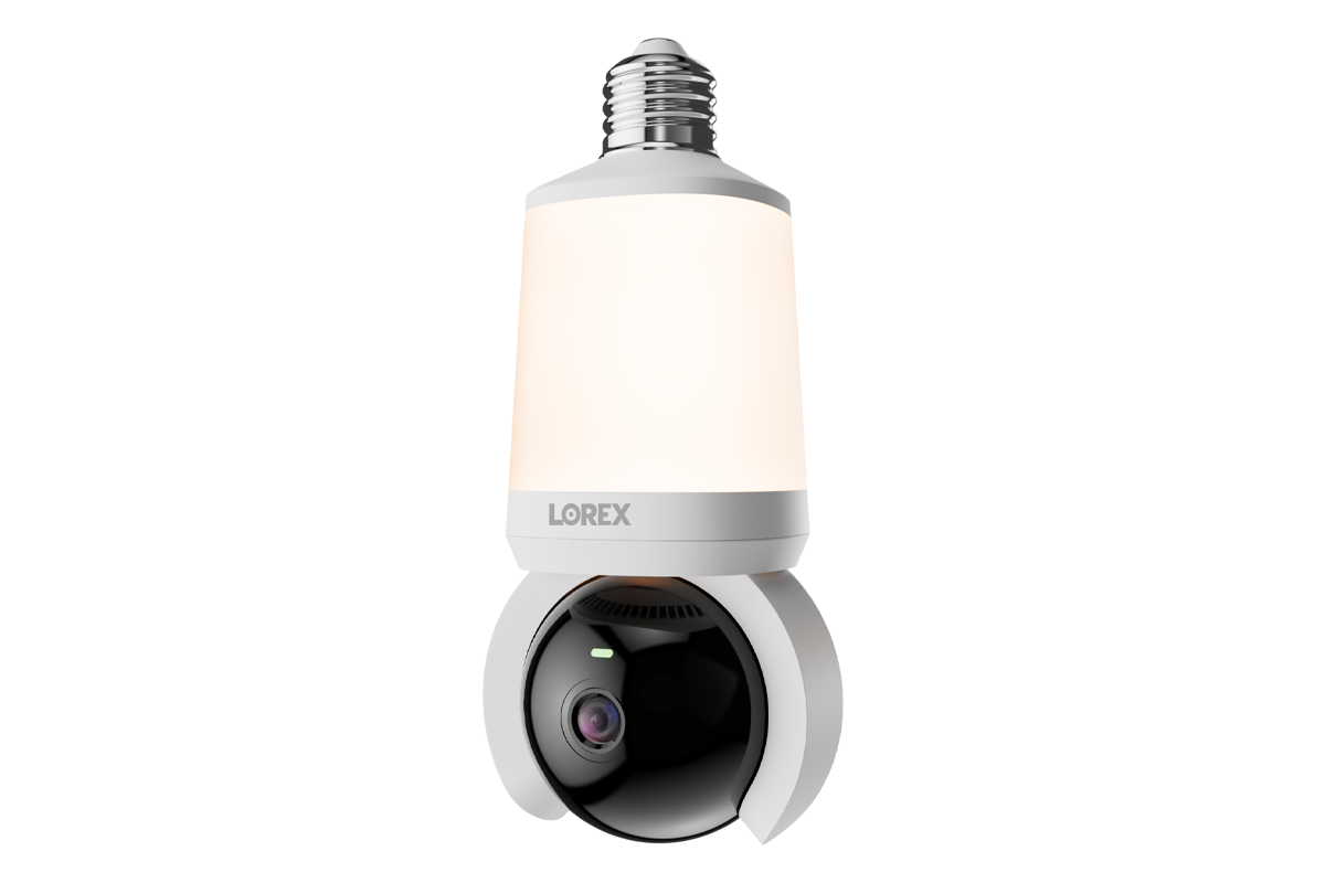 Lorex Connect 2K Wi-Fi Smart Lightbulb Pan-Tilt Camera