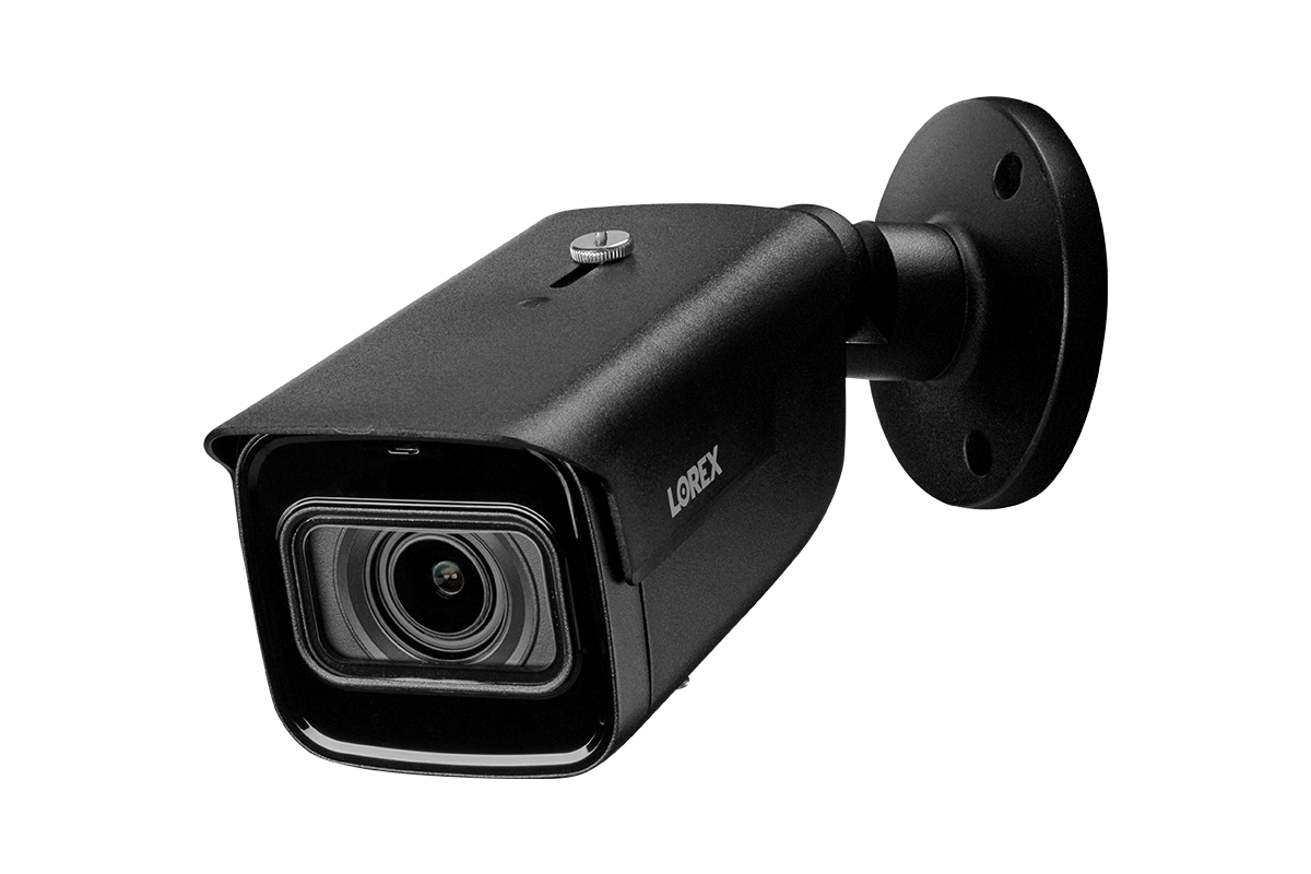 Lorex 4K IP Wired Bullet Security Camera with Motorized Varifocal Lens and Real-Time 30FPS Recording