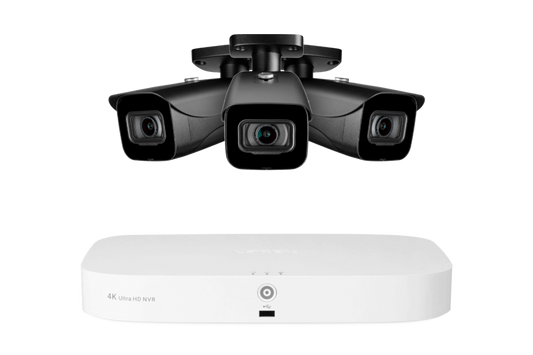 Lorex 4K 16 Camera Capable (8 Wired and 8 Fusion Wi-Fi) 2TB Wired NVR System with 3 IP Bullet Cameras - Amazon
