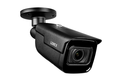 Lorex 4K (32 Camera Capable) Wired NVR System with Nocturnal 3 Smart IP Bullet Cameras Featuring Motorized Varifocal Lens and 30FPS Recording