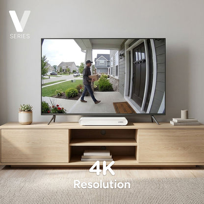 Lorex Connect (New App) | V-Series | 8Ch 4K NVR System | 3 V5 Dome PoE Cameras