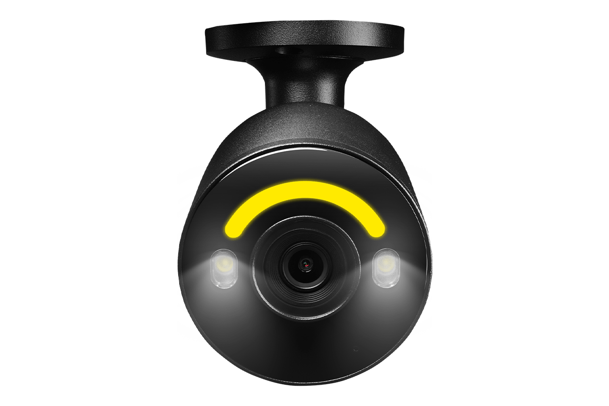 Lorex 4K Smart Security Lighting Deterrence Bullet AI PoE IP Wired Camera - Lorex Corporation