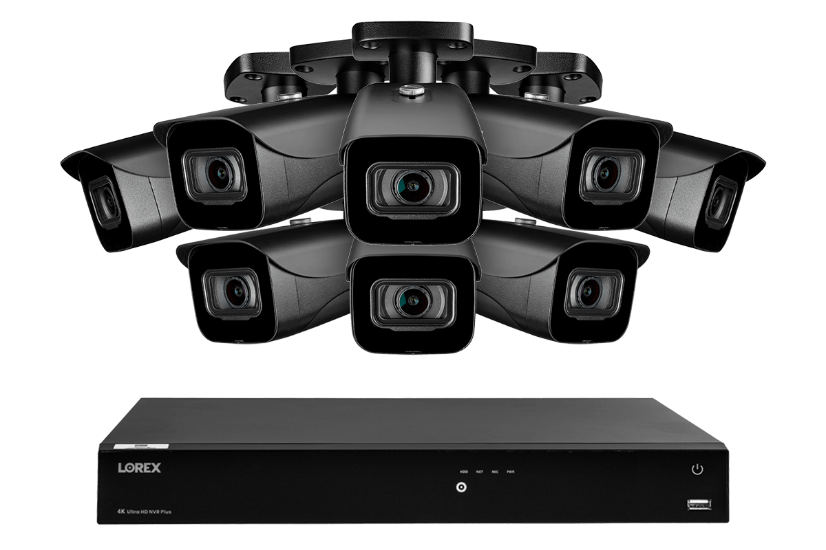 Lorex Fusion 4K (16 Camera Capable) 3TB Wired NVR System with IP Bullet Cameras - Amazon - Lorex Corporation