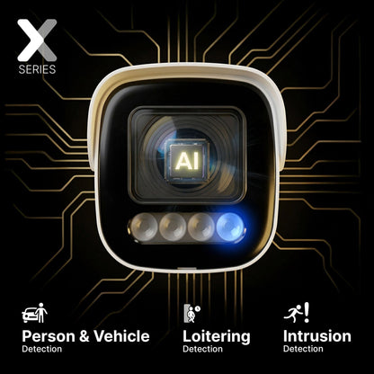 Lorex Connect X5 4K PoE Bullet Camera with Color Night IQ+ - White/Black