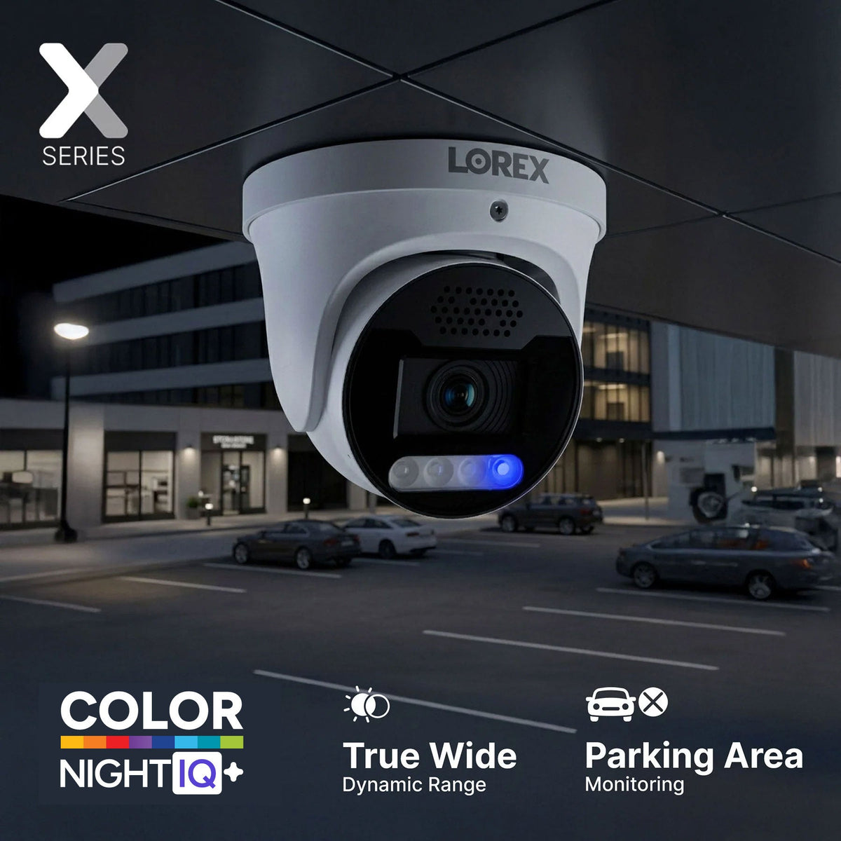 Lorex Connect X Series 4K 16-Channel Wired NVR System with X5 Turret Security Cameras - 4TB